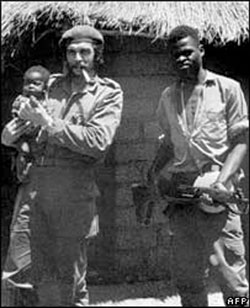 Che with Baby in Congo